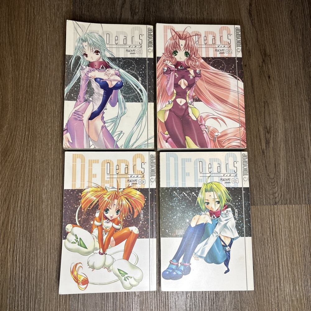 DearS Manga (Peach Pit) English Tokyo‎ Pop Vol. 1-4 Lot Anime Paperback Books